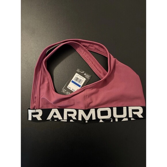 Under Armour Other - Under Armour Girls Crossback Sports Bra Pink Size Large Youth Athletic NWT